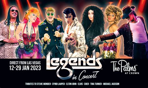 legends crown melbourne|Legends In Concert returns to Crown Melbourne .